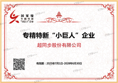 CTB 专精特新“小巨人”企业